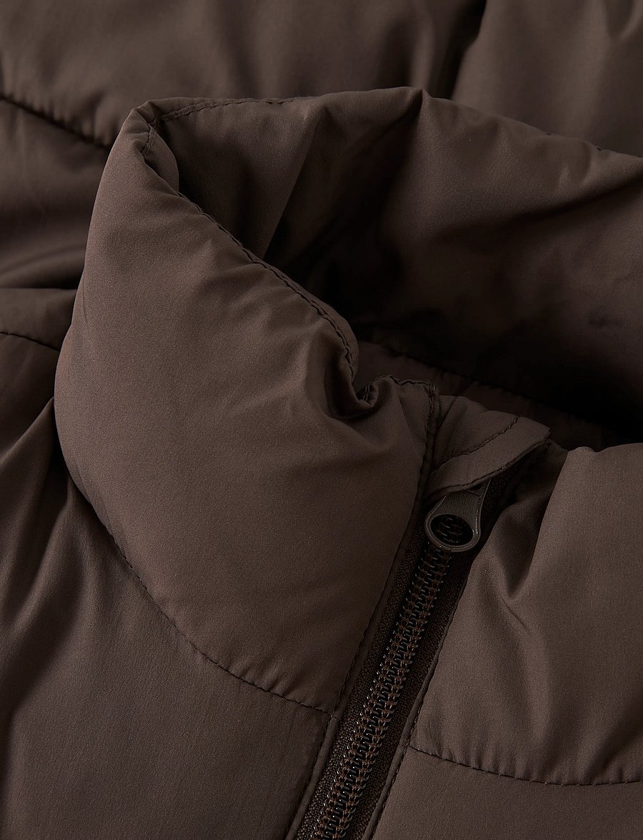 name it - NMFFORTY PUFFER JACKET - seal brown - 4