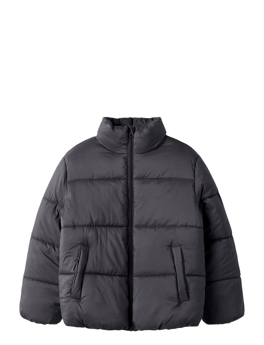 name it - NKMFORTY PUFFER JACKET - winterjacke - blackened pearl - 0