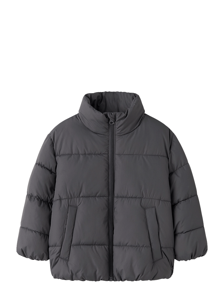 name it - NMMFORTY PUFFER JACKET - vinterjackor - blackened pearl - 0