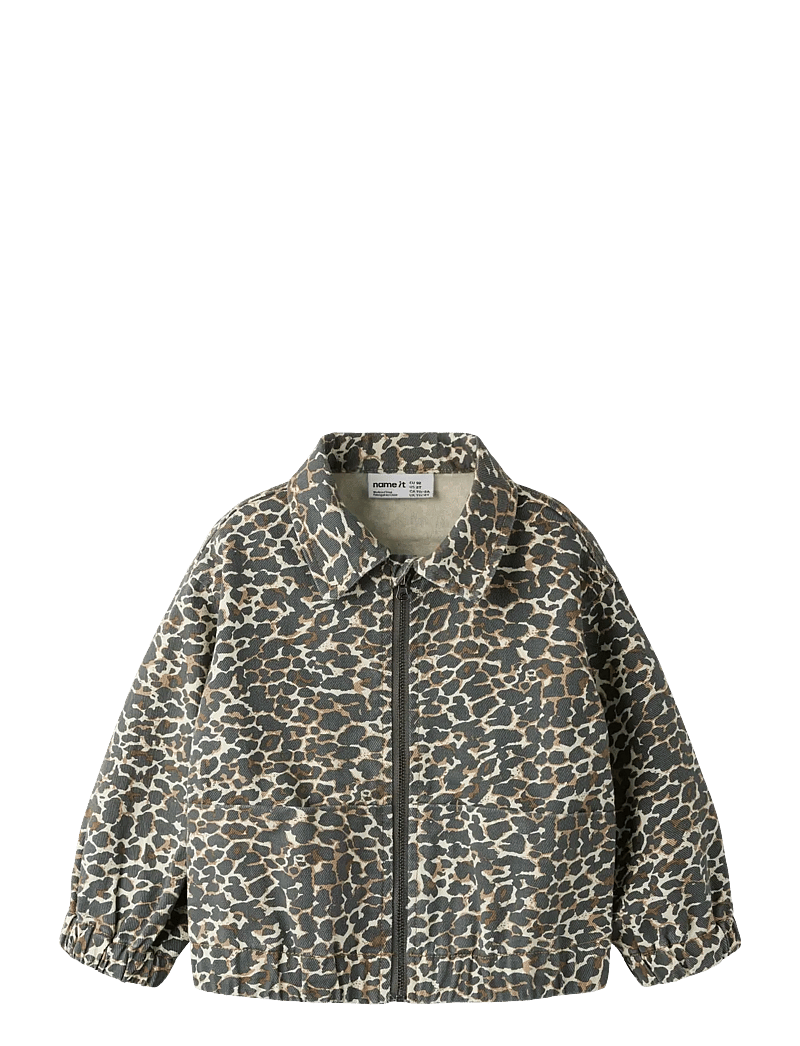 name it - NMFOLIVIA TWILL LEO JACKET 4002-TD - light jackets - affogat - 0
