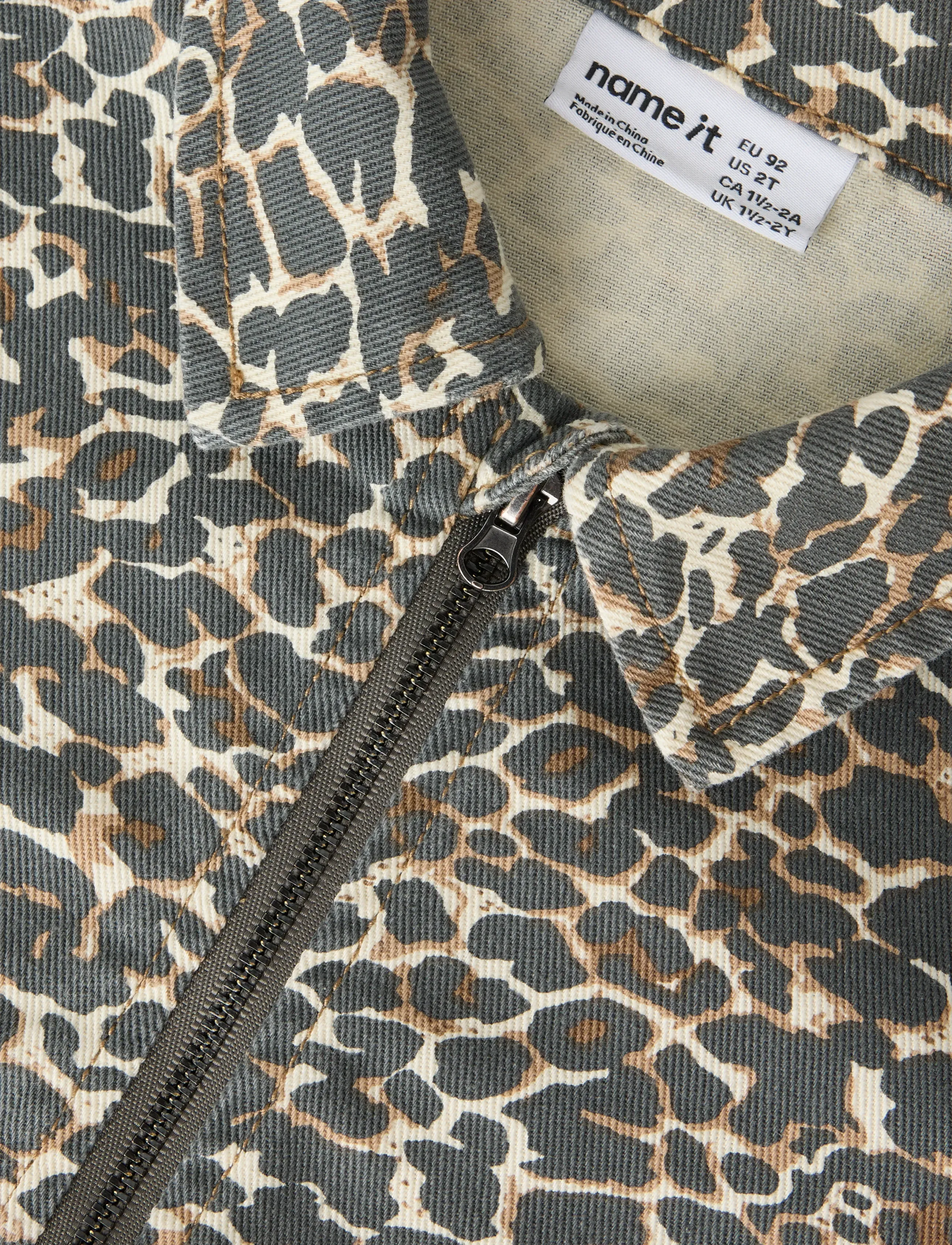 name it - NMFOLIVIA TWILL LEO JACKET 4002-TD - gode sommertilbud - affogat - 2