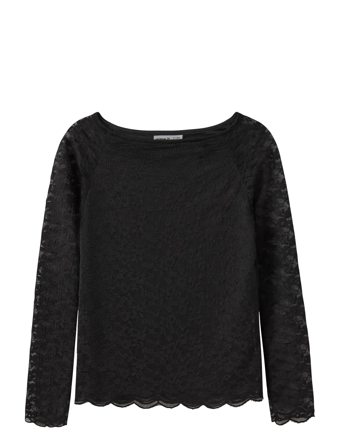 name it NKFRADIA LS SLIM SH TOP - Kleidung - BLACK / black
