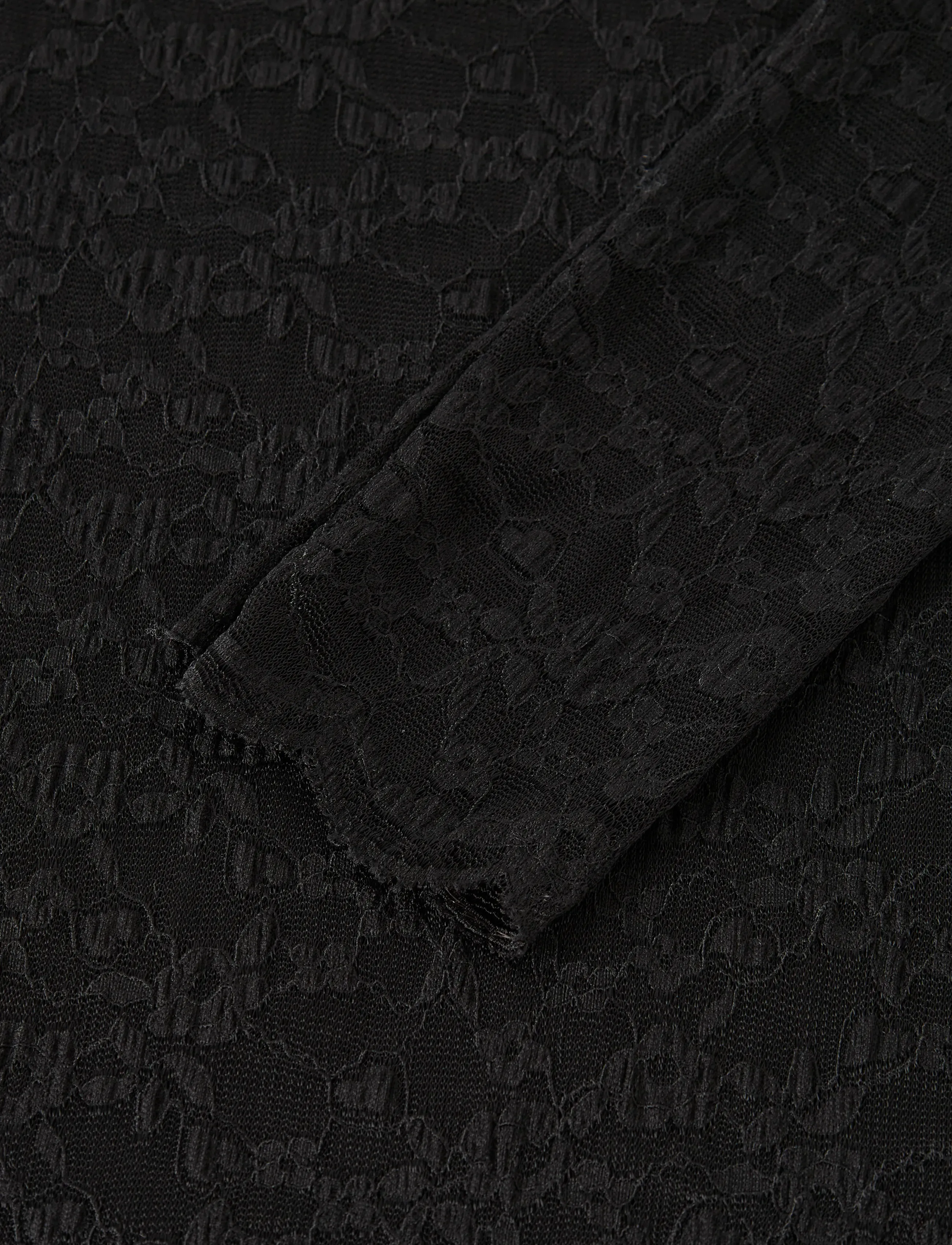 name it - NKFRADIA LS SLIM SH TOP - black - 2