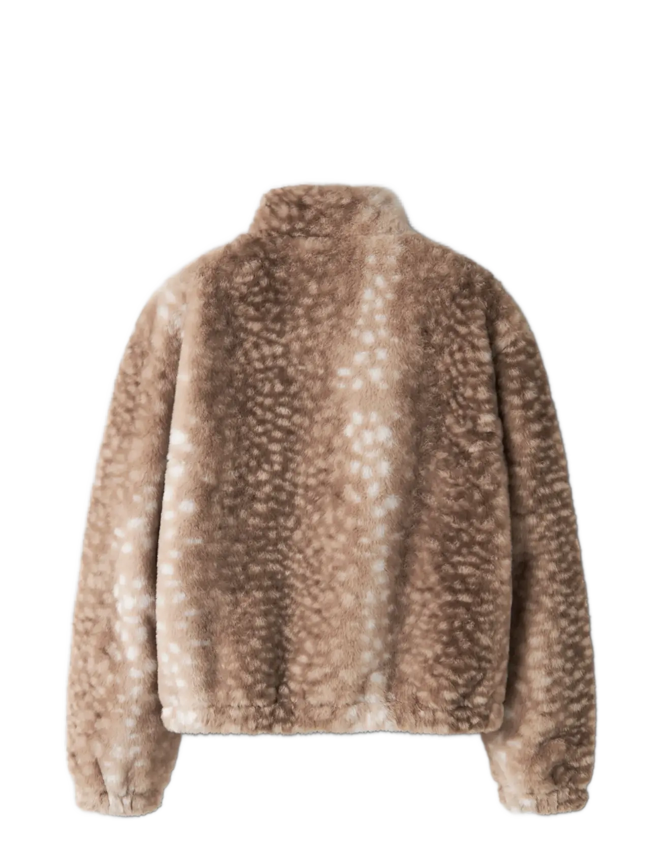 name it - NKFREVA FAKE FUR LS BOMBER - faux fur - coca mocha - 1