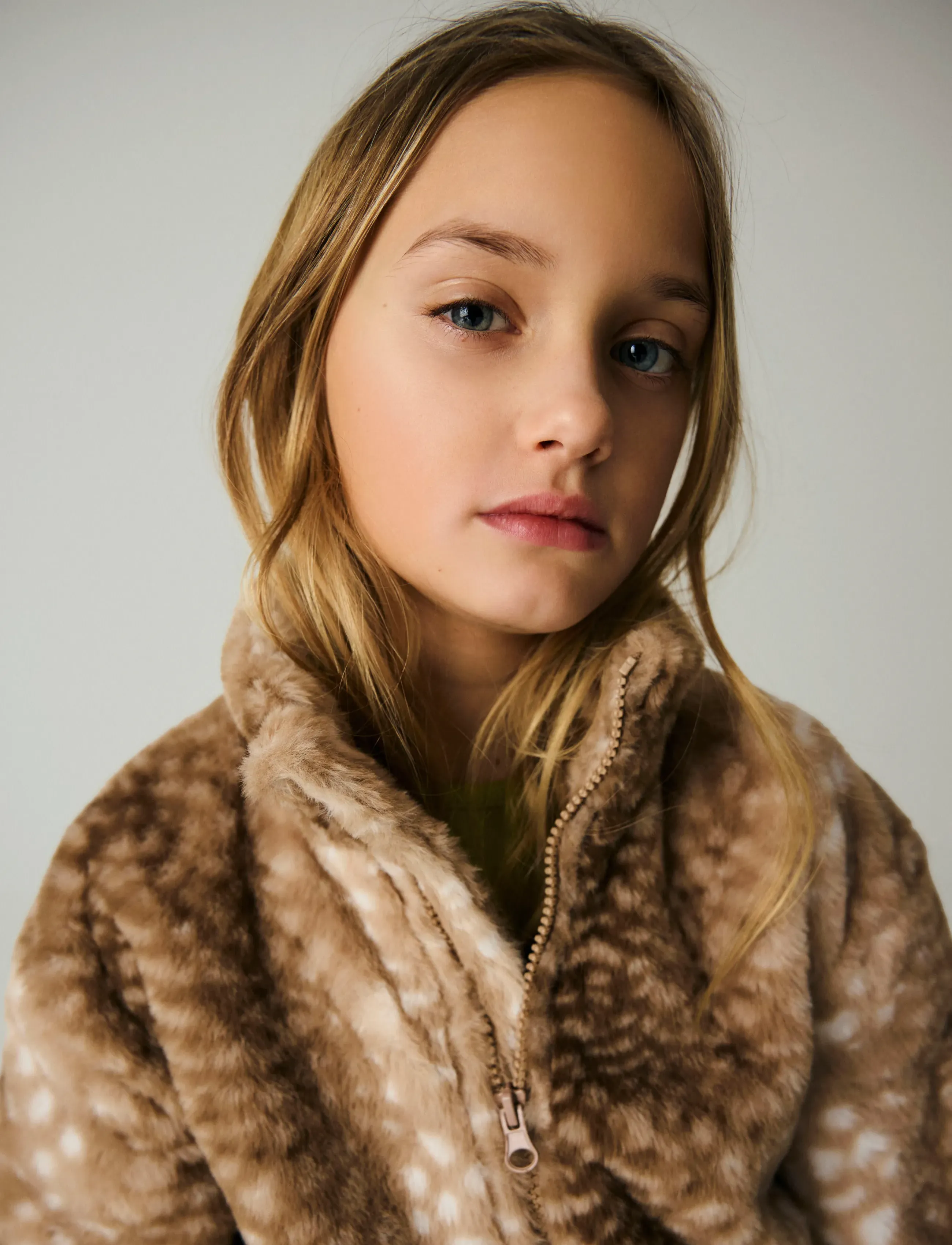name it - NKFREVA FAKE FUR LS BOMBER - faux fur - coca mocha - 3