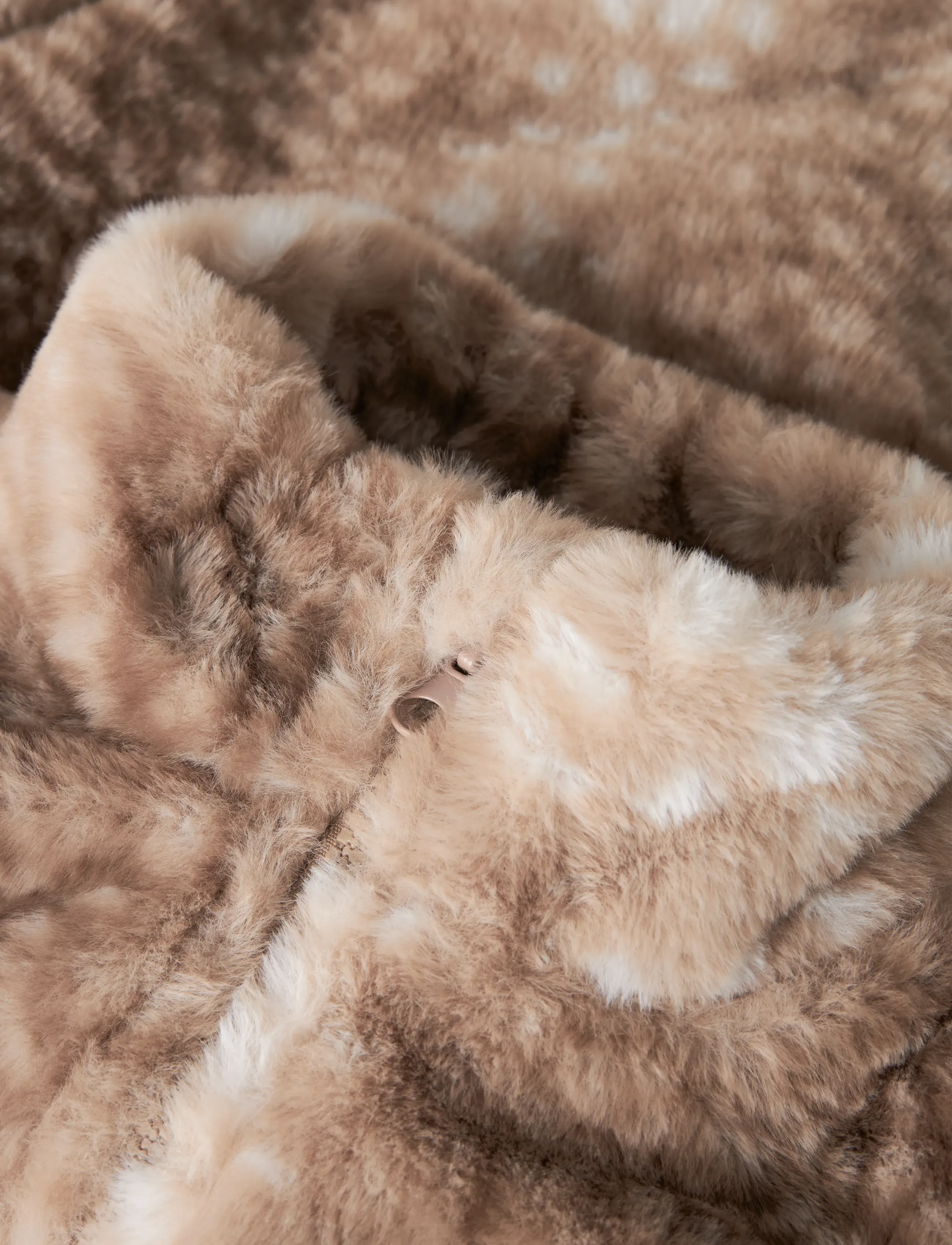 name it - NKFREVA FAKE FUR LS BOMBER - faux fur - coca mocha - 4