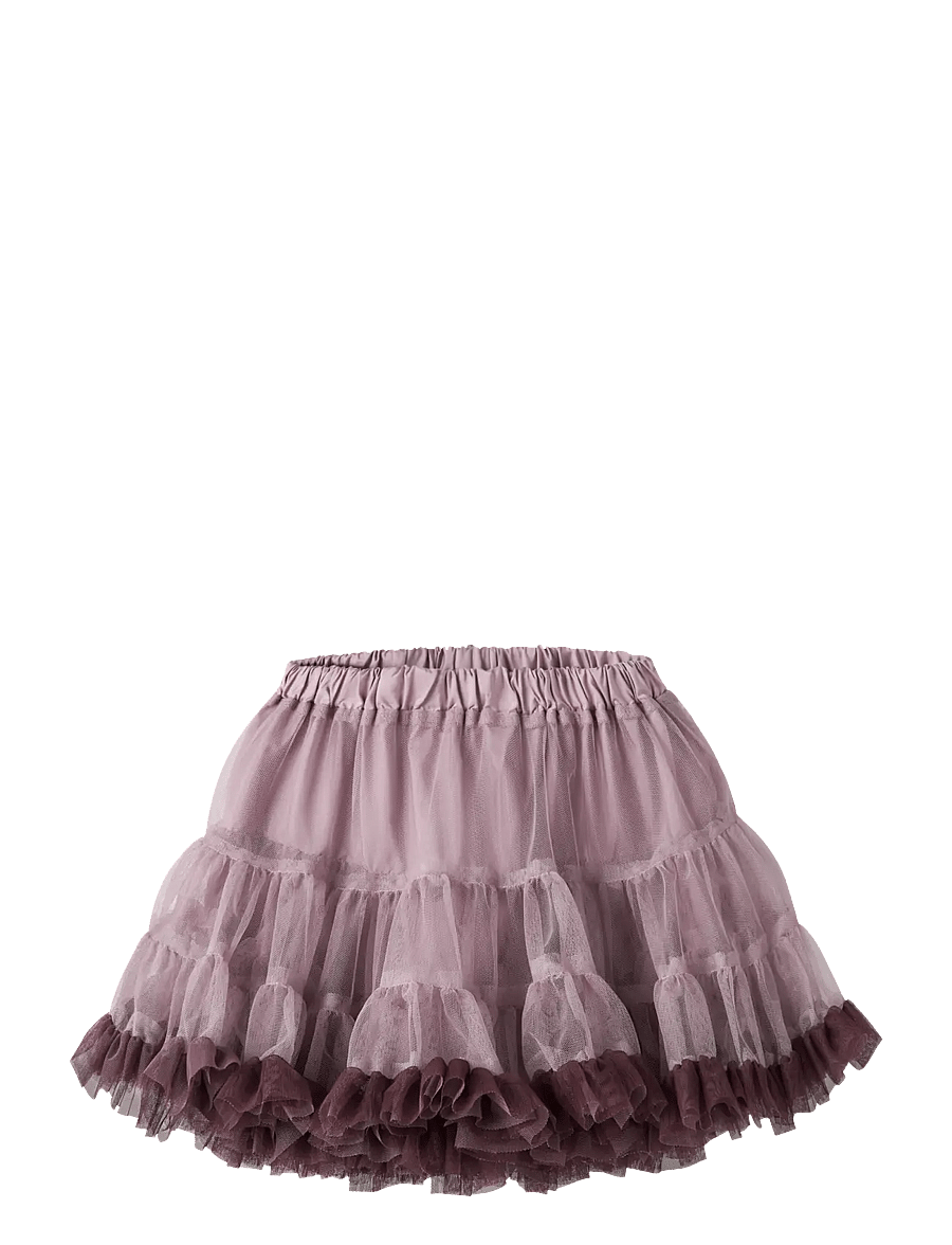 name it - NMFRONA TULLE SKIRT - mauve shadows - 0