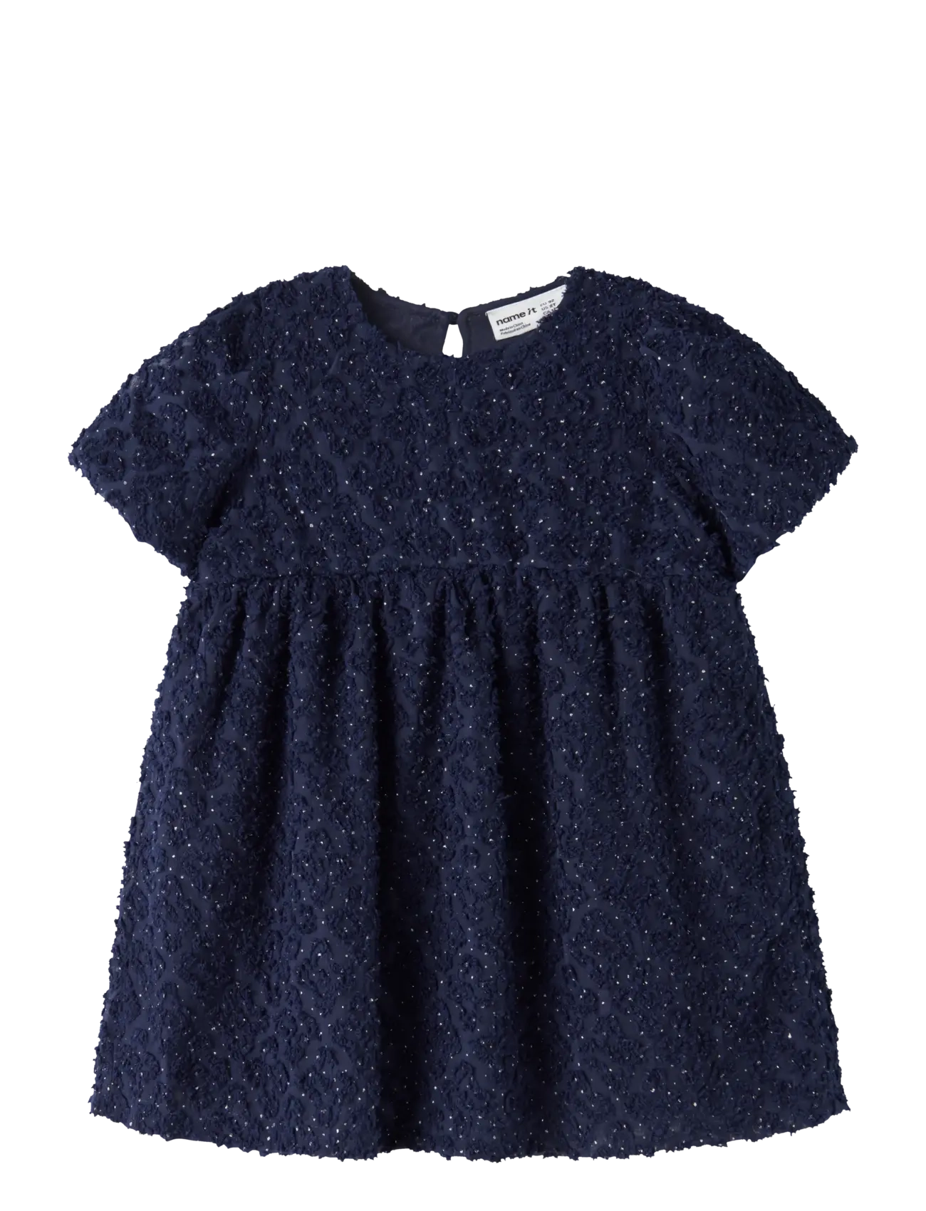 name it NMFRAMA SS DRESS - Babykjoler - EVENING BLUE / navy