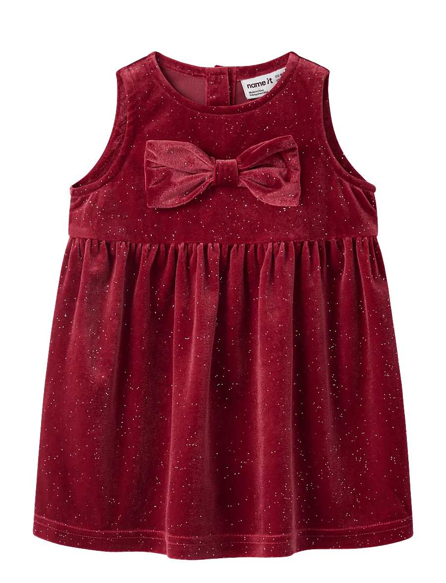name it - NBFRICY VEL SPENCER - Ärmellose babykleider - red dahlia - 0