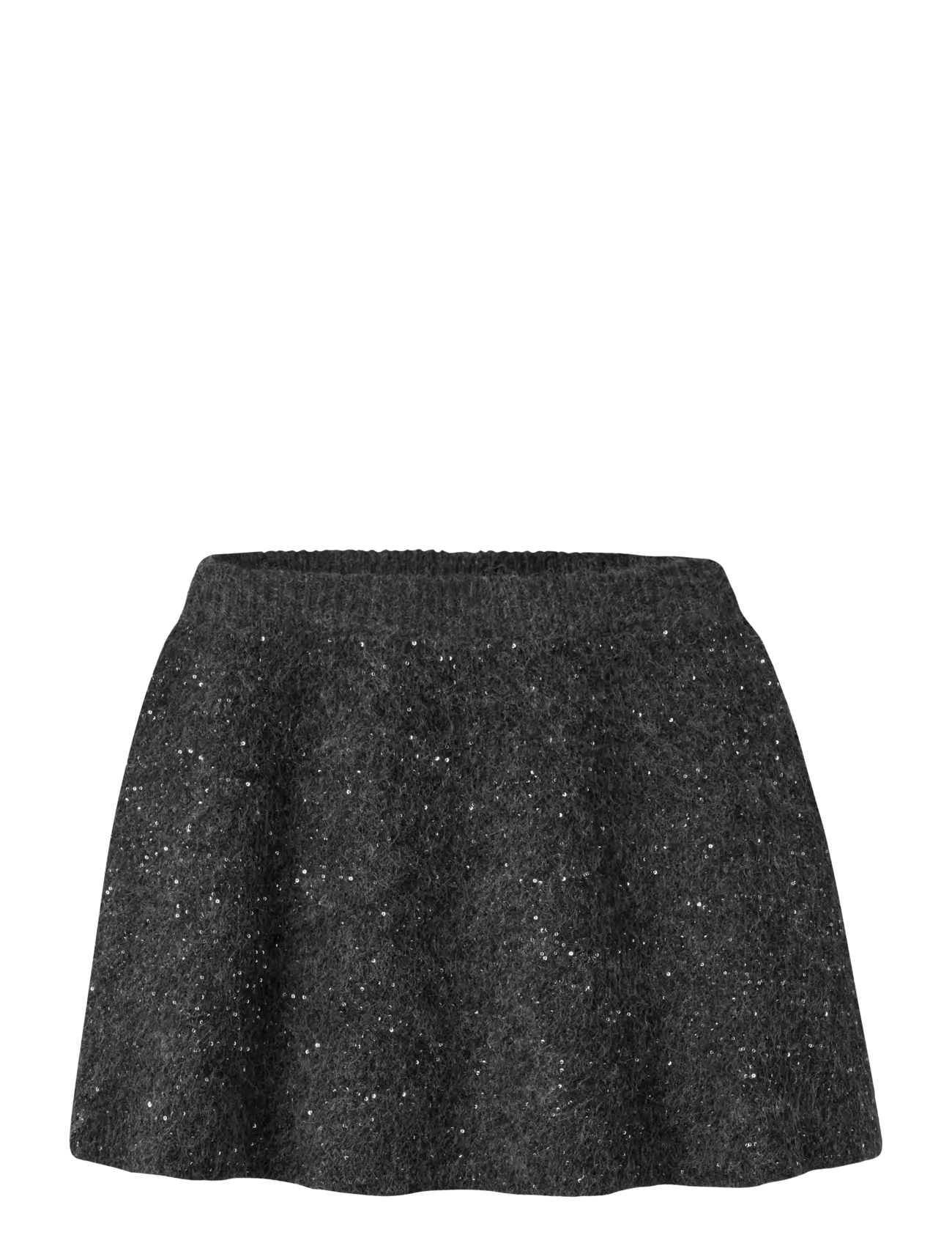 name it NKFRIAGLITTER KNIT SKIRT - Nederdele - BLACK / black