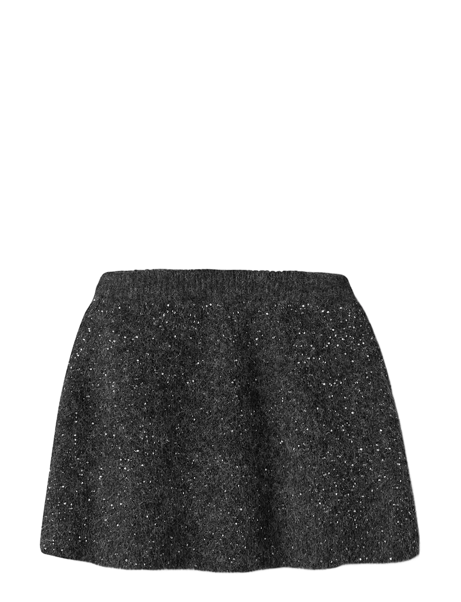 name it - NKFRIAGLITTER KNIT SKIRT - black - 1