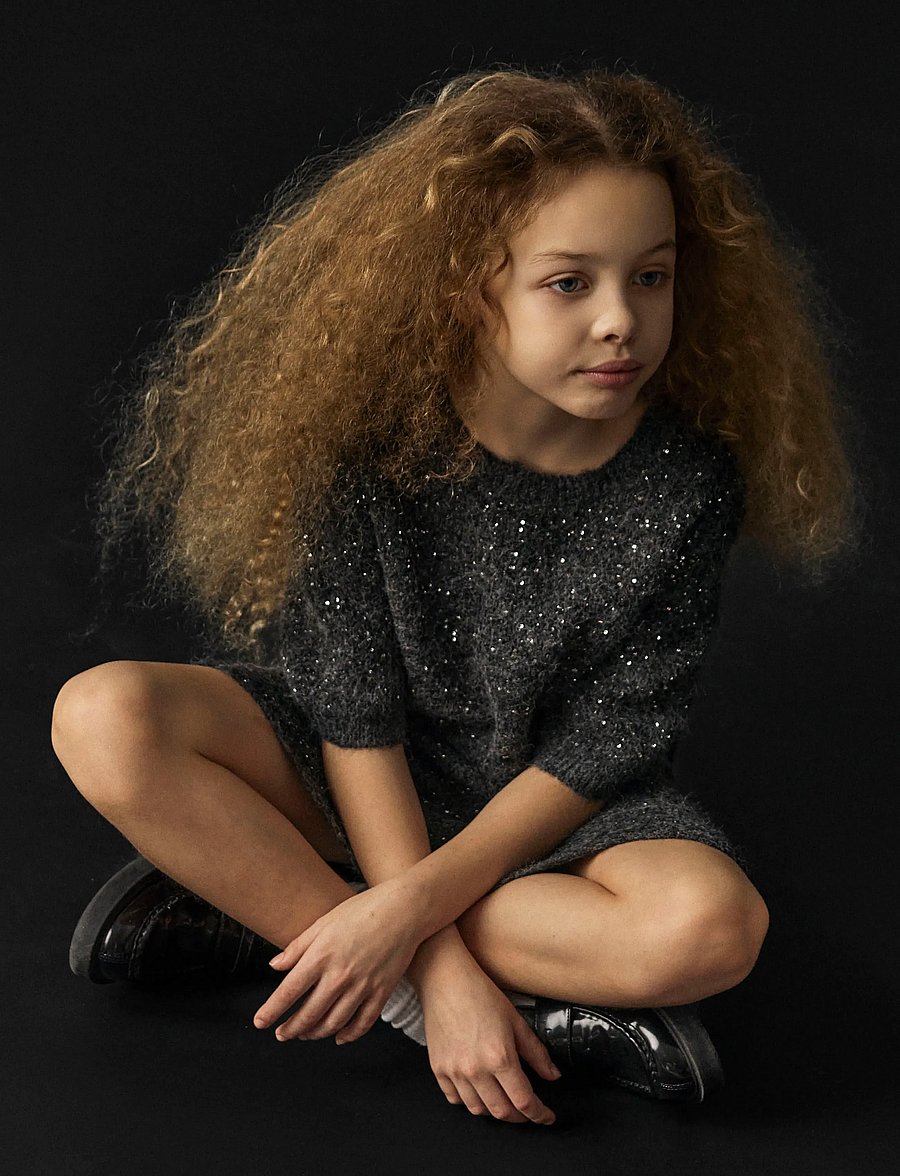 name it - NKFRIAGLITTER KNIT SKIRT - black - 2