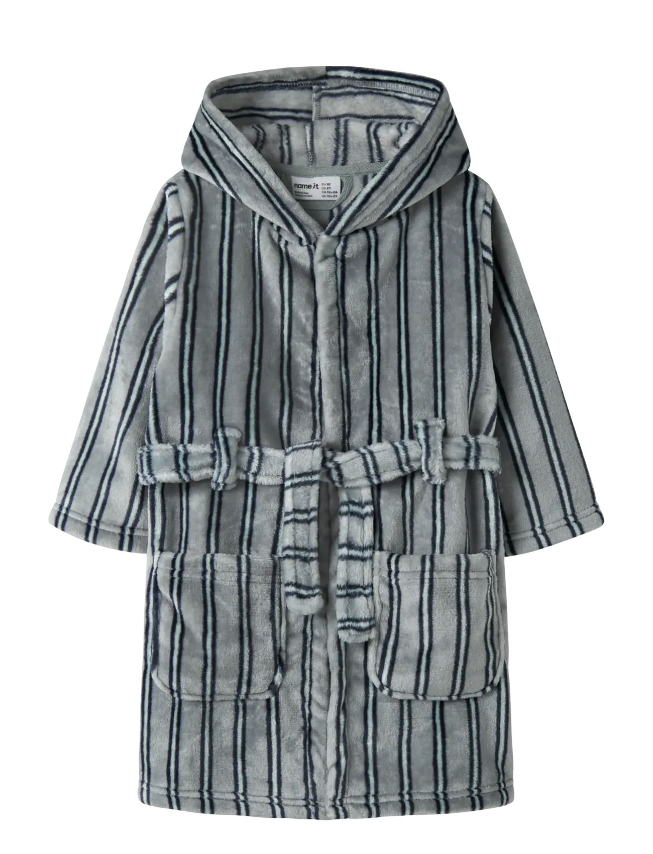 name it NMMRAMIQ MORNING ROBE BOX - Shop by size - ABYSS / grey