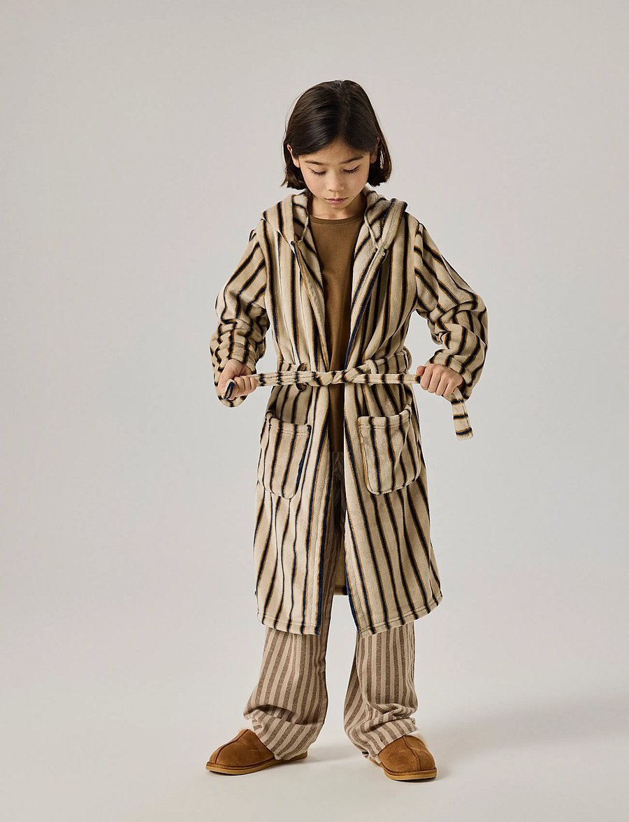 name it - NKMRACERQ MORNING ROBE - badekåber - island fossil - 2