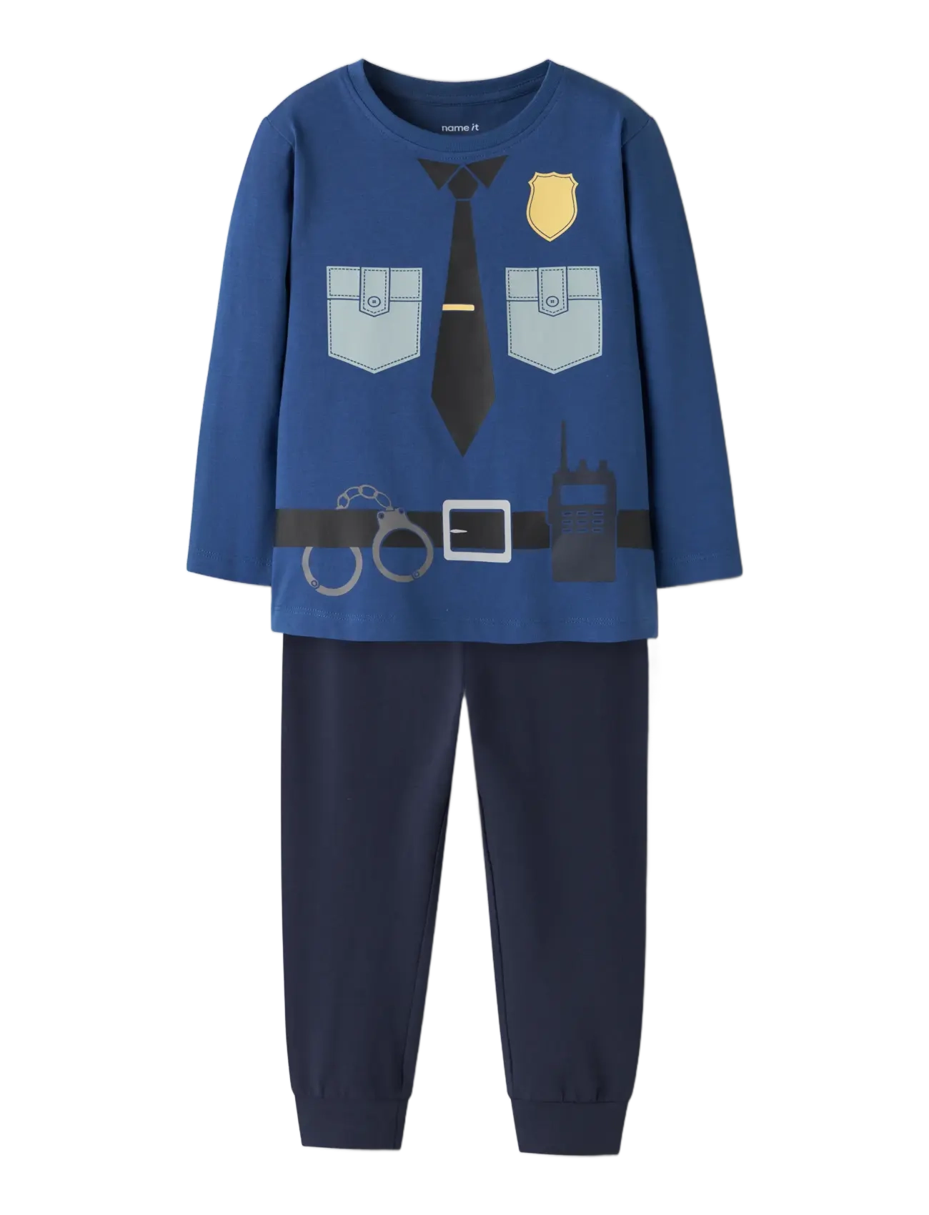 name it - NMMRASIQ NIGHT SET - pyjama-sets - navy blazer - 3
