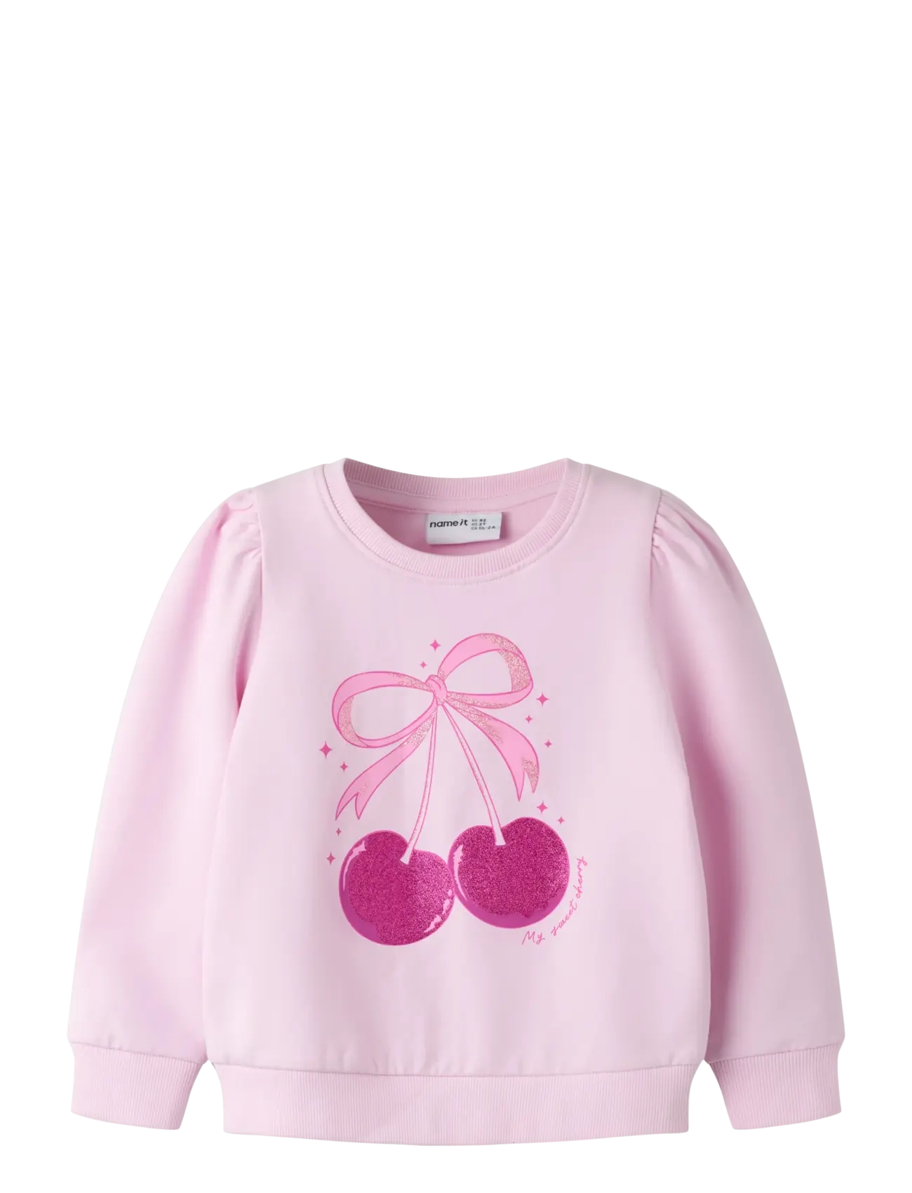 name it NMFFINNA LS SWE BRU - Frugtprint - PIROUETTE / pink/rose