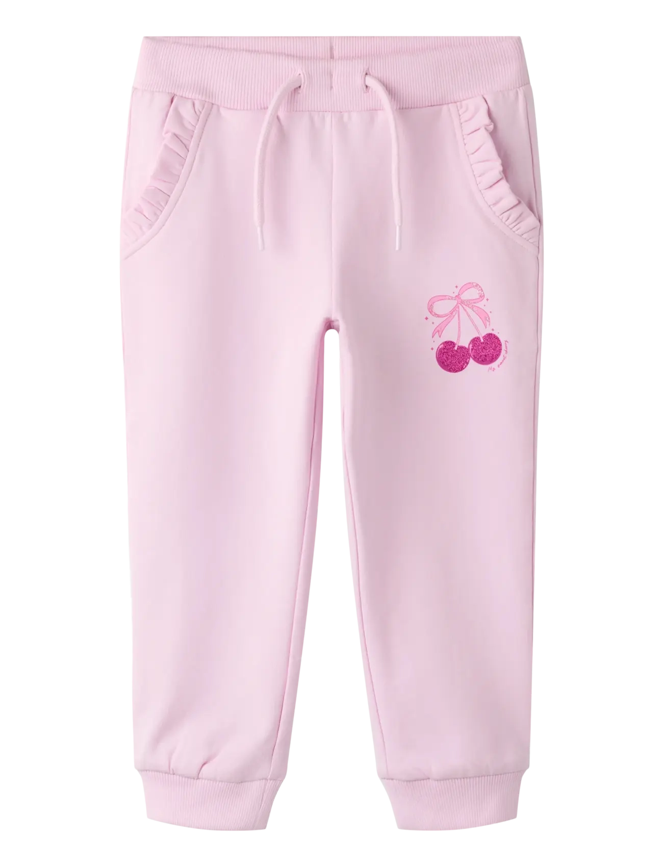 name it NMFFINNA SWE PANT BRU - Frugtprint - PIROUETTE / pink/rose