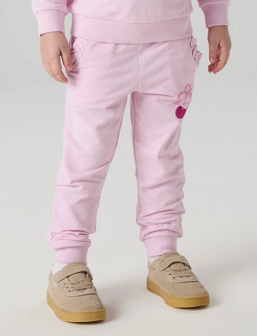 name it - NMFFINNA SWE PANT BRU - jogginghosen - pirouette - 2