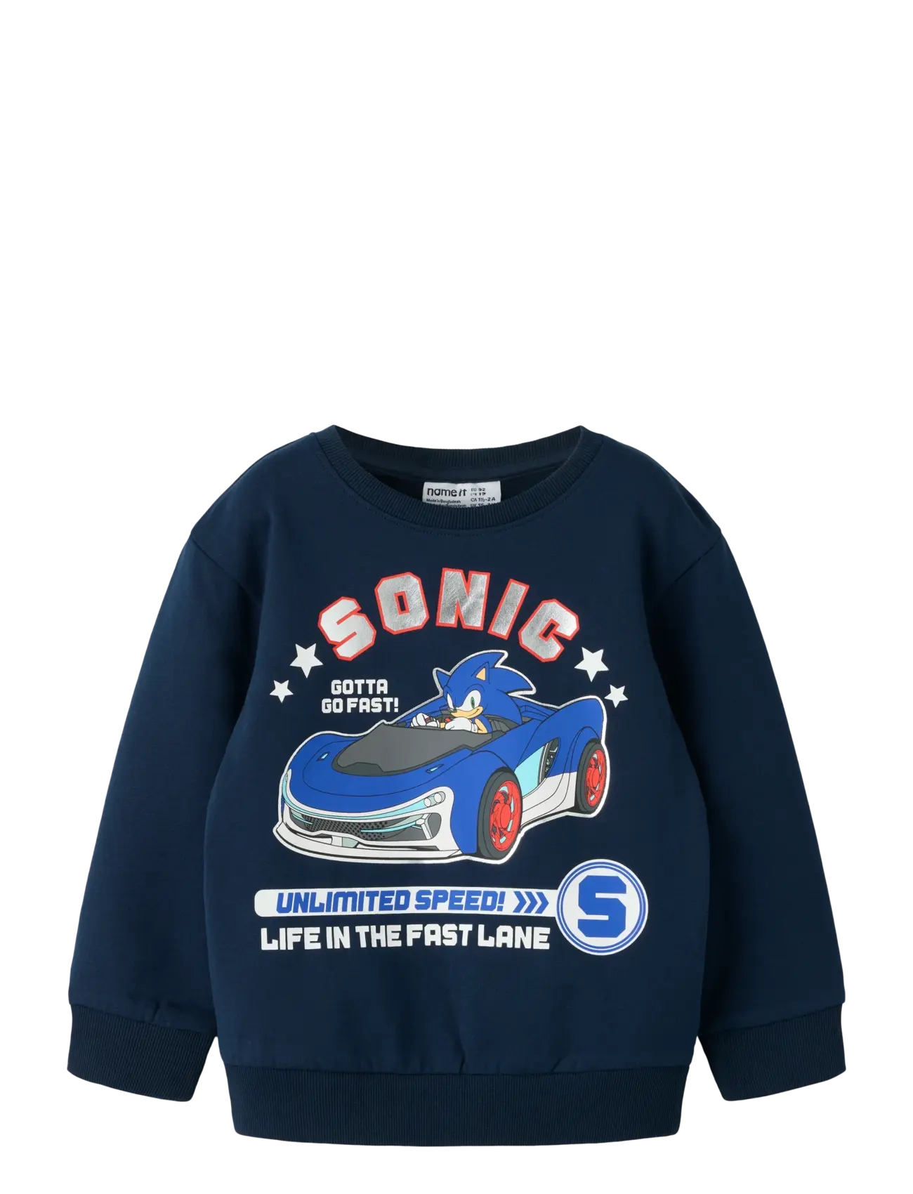 name it NMMOMAN SONIC NREG SWEAT BRU SKY - Kläder - NAVY BLAZER / navy
