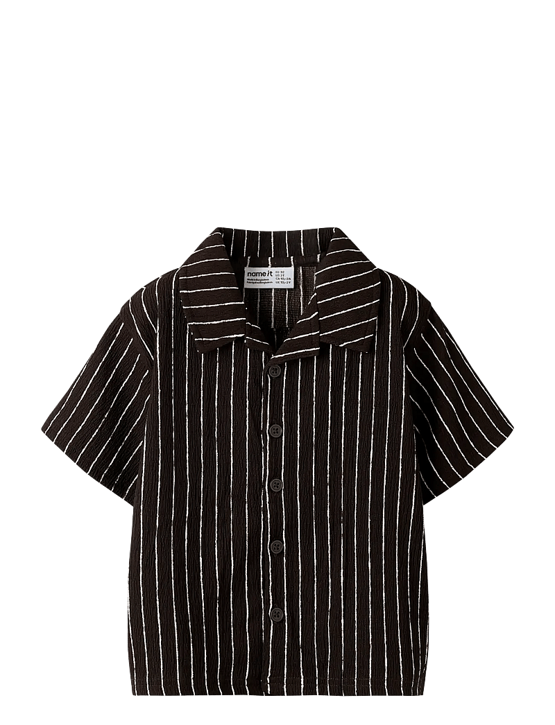 name it - NMMHASLA SS NREG SHIRT - koszule z krótkim rękawem - mole - 0