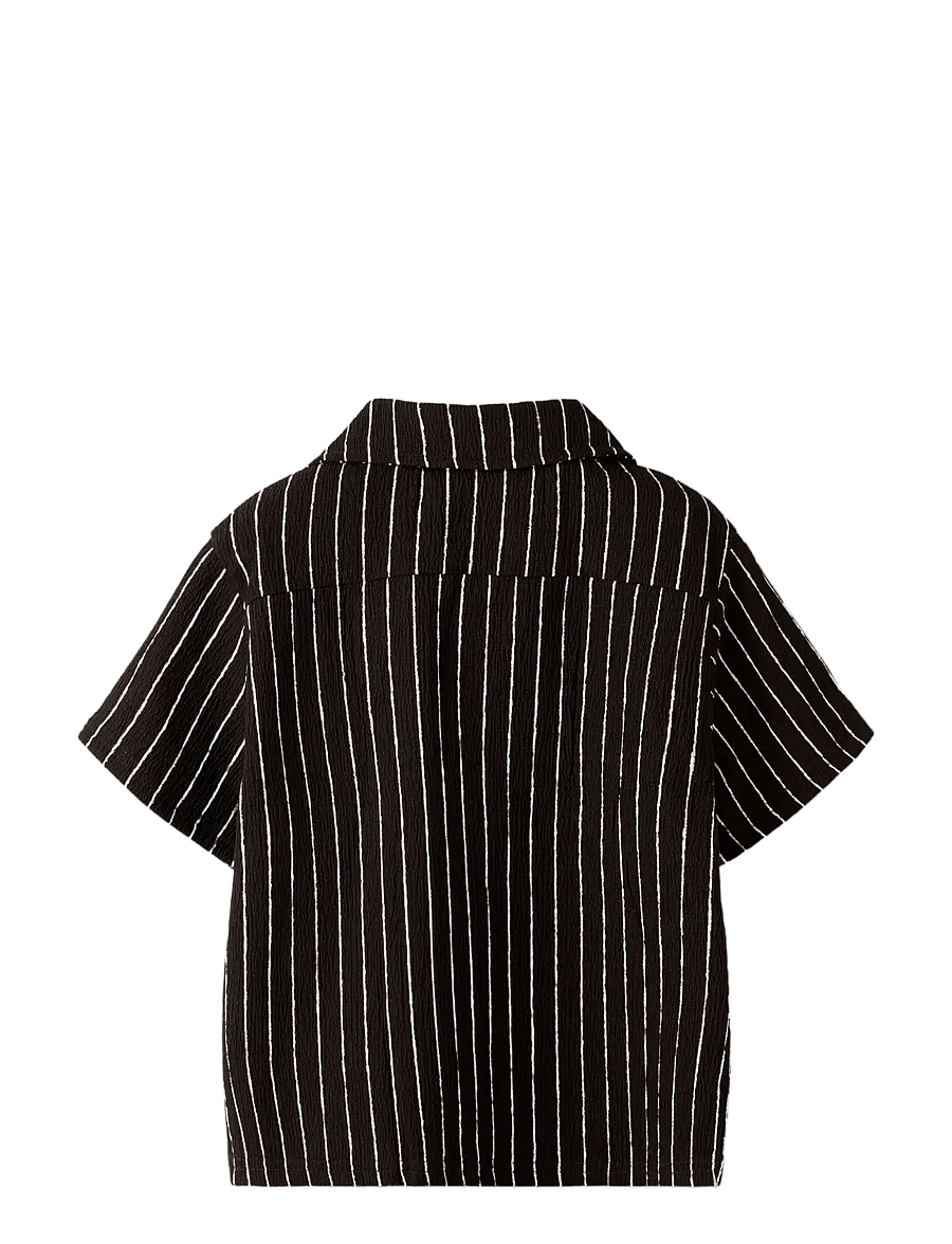 name it - NMMHASLA SS NREG SHIRT - lühikeste varrukatega särgid - mole - 1