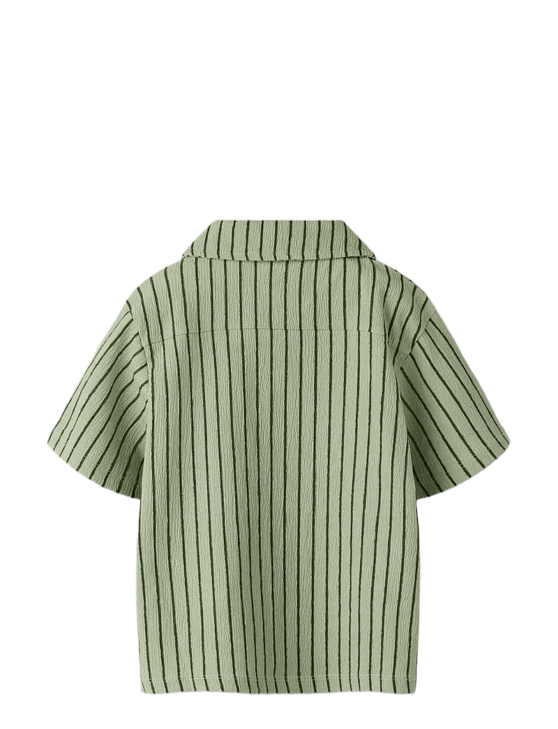 name it - NMMHASLA SS NREG SHIRT - short-sleeved shirts - swamp - 1