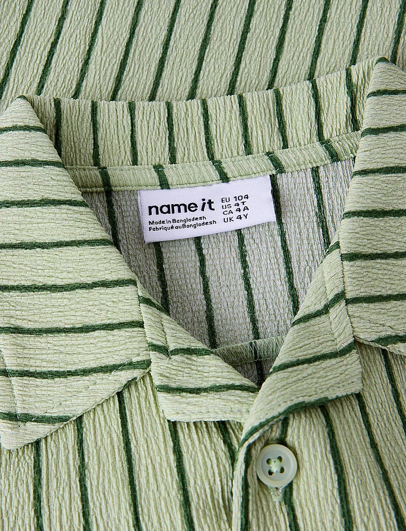 name it - NMMHASLA SS NREG SHIRT - short-sleeved shirts - swamp - 2