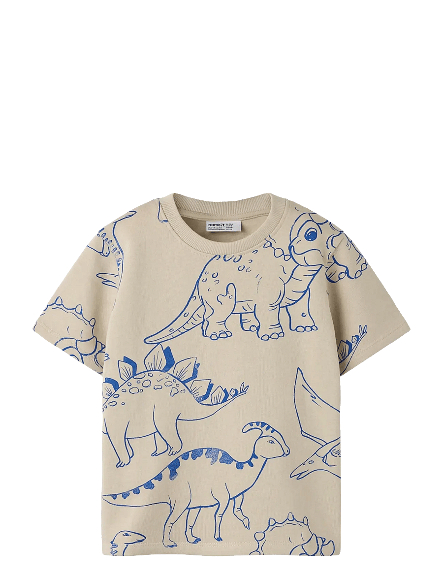 name it - NMMHINO SS NREG SWE BRU - kortærmede t-shirts - peyote - 0