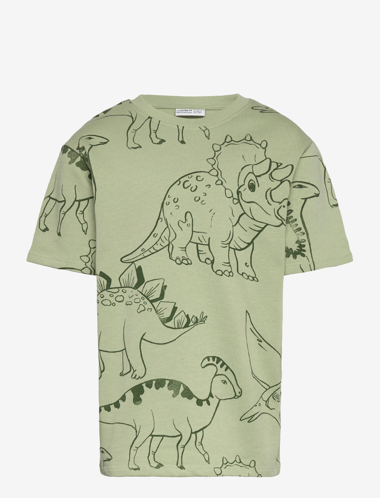 name it - NMMHINO SS NREG SWE BRU - kortærmede t-shirts - swamp - 0