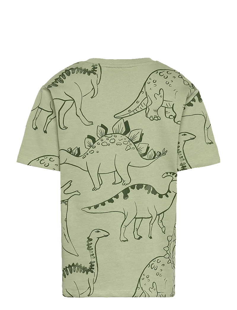 name it - NMMHINO SS NREG SWE BRU - kortærmede t-shirts - swamp - 1