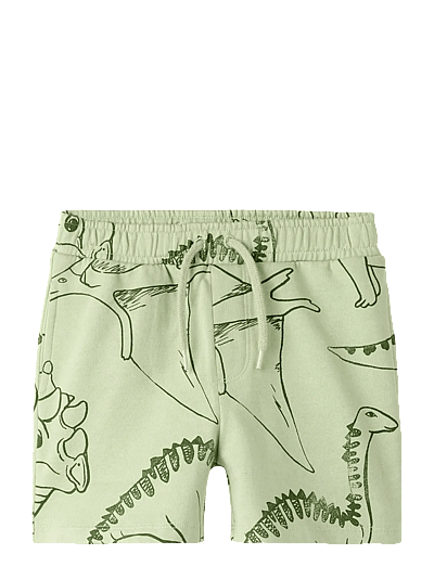 name it NMMHINO NREG SWE SHORTS BRU - Clothing - SWAMP / green