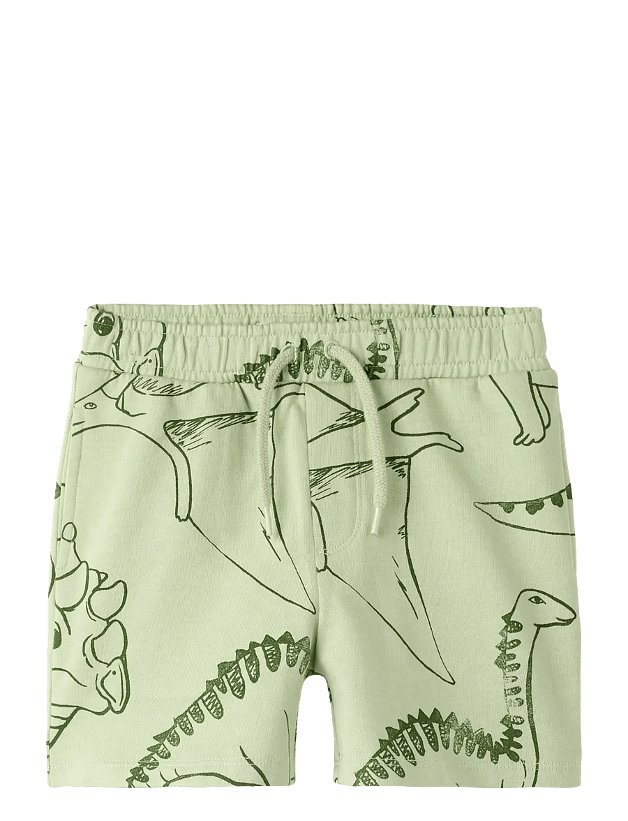 name it - NMMHINO NREG SWE SHORTS BRU - lühikesed dressipüksid - swamp - 0