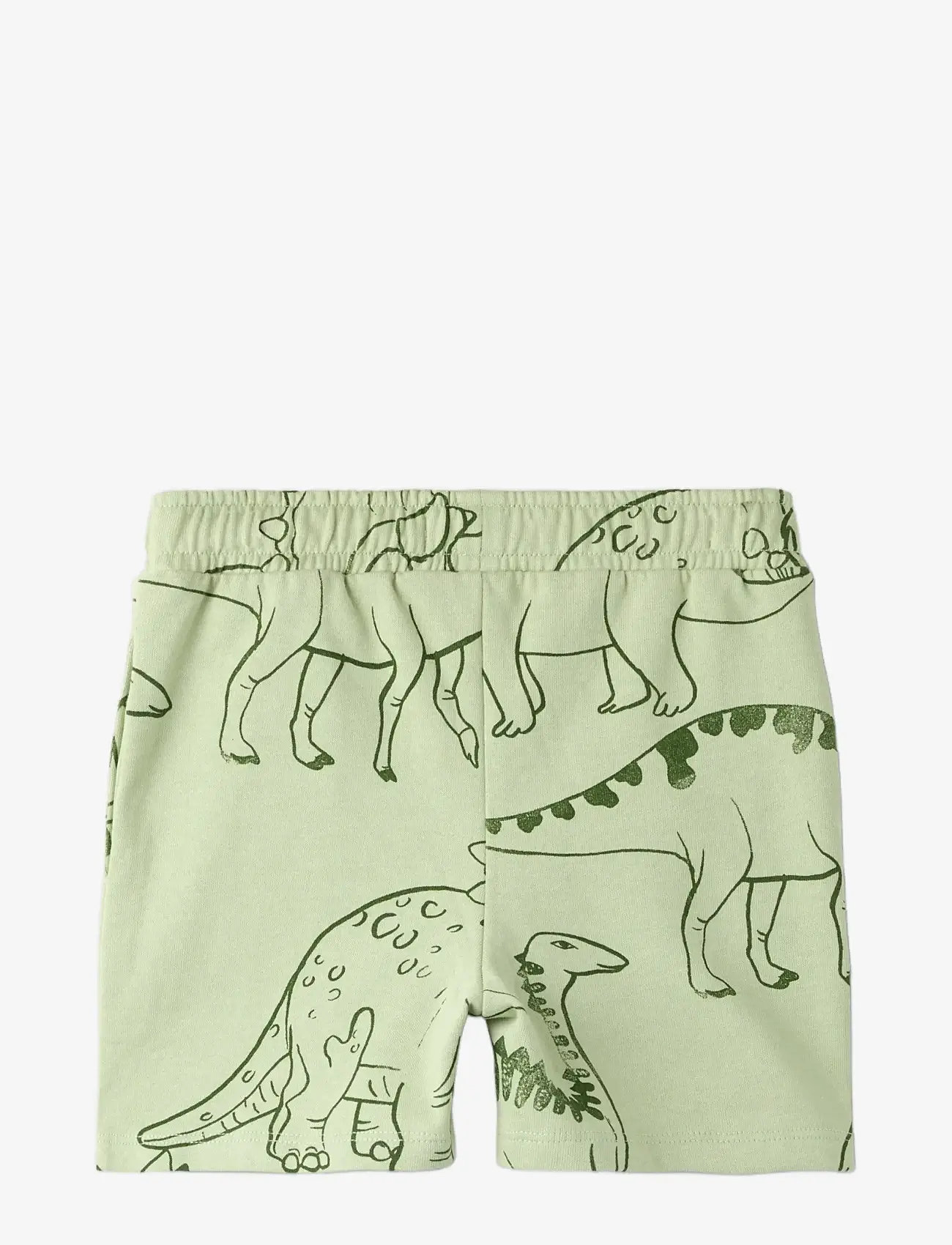name it - NMMHINO NREG SWE SHORTS BRU - sweatshorts - swamp - 1