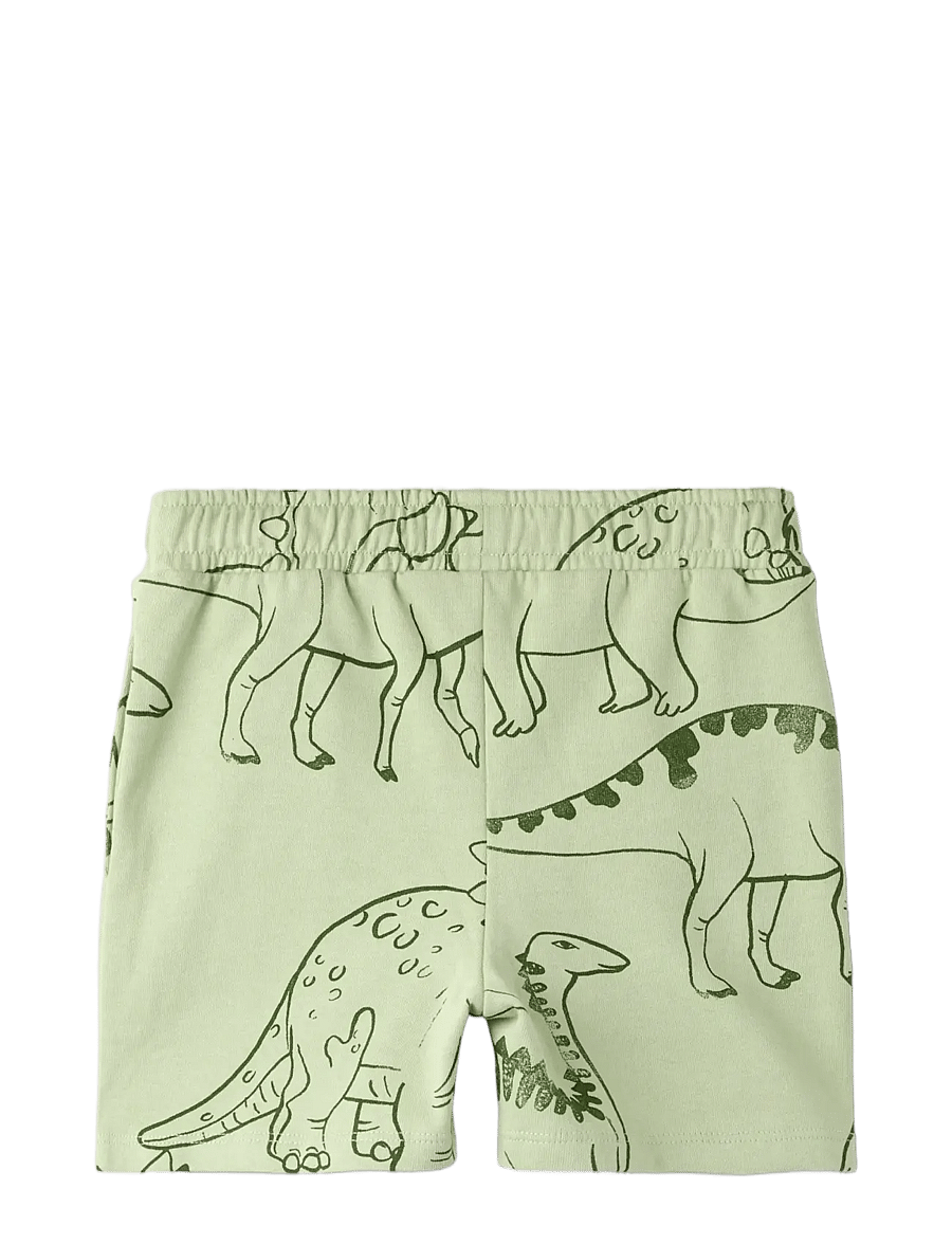 name it - NMMHINO NREG SWE SHORTS BRU - lühikesed dressipüksid - swamp - 1