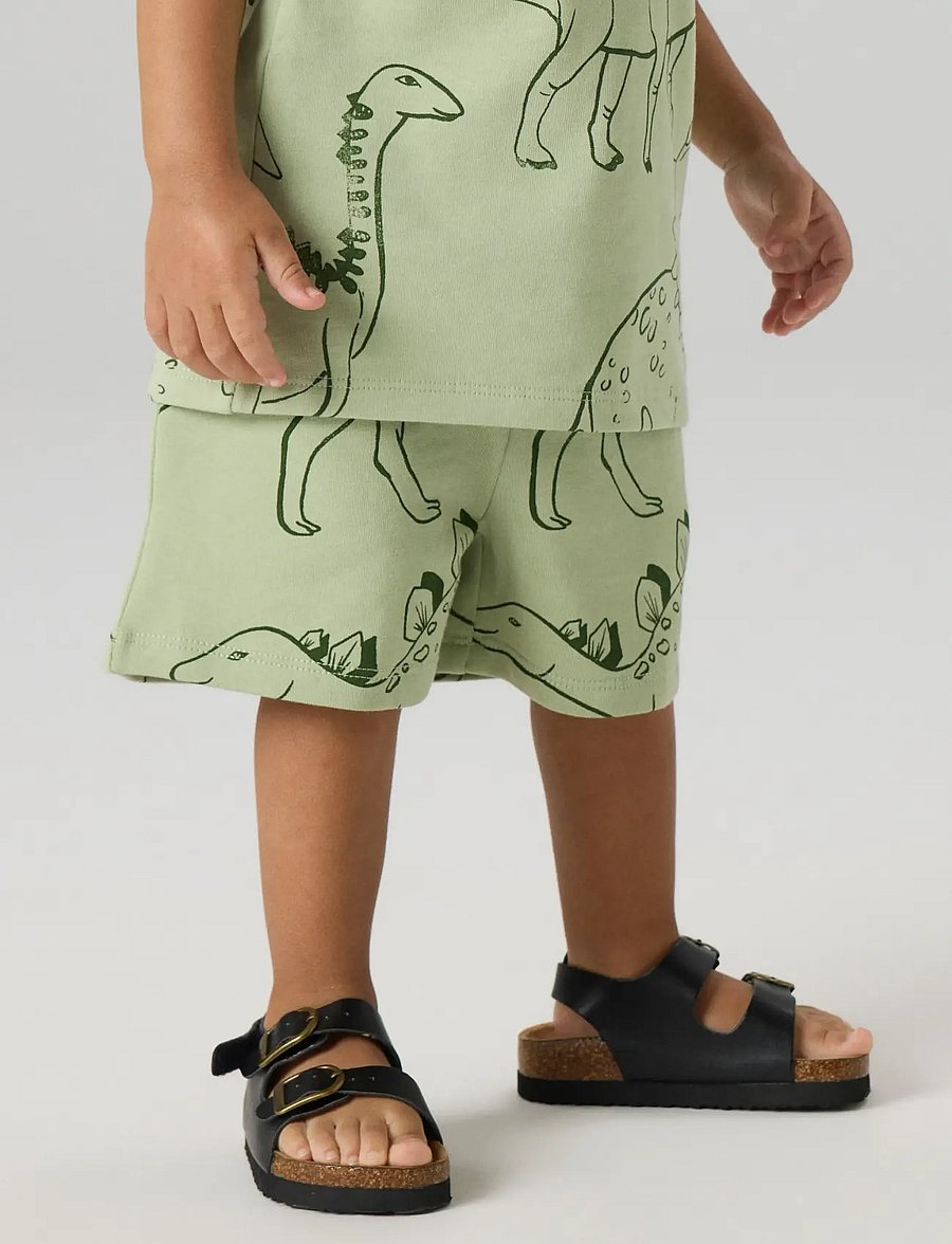 name it - NMMHINO NREG SWE SHORTS BRU - lühikesed dressipüksid - swamp - 3