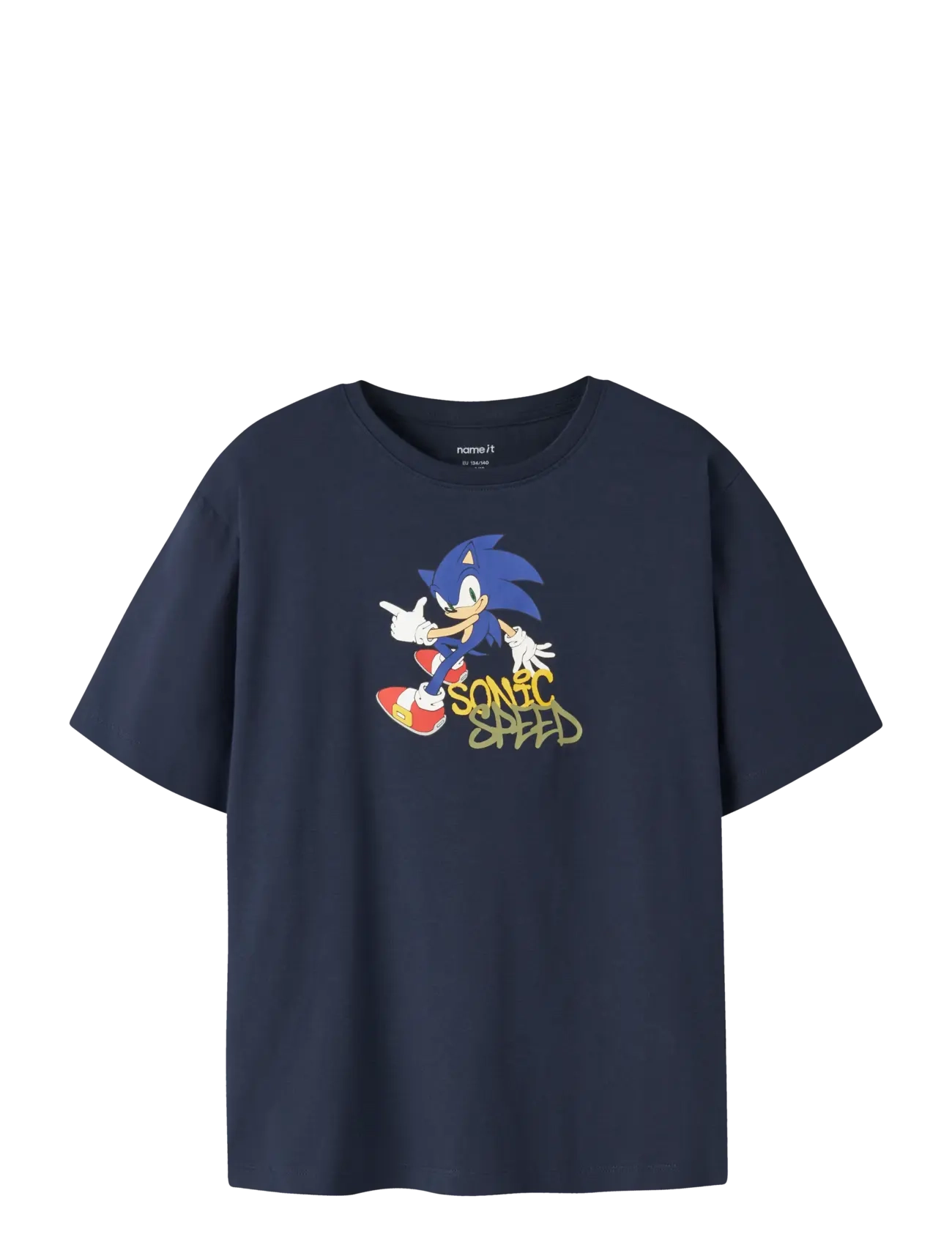 name it NKMOCEAN SONIC SS NREG TOP SKY - Oberteile & T-Shirts - NAVY BLAZER / navy