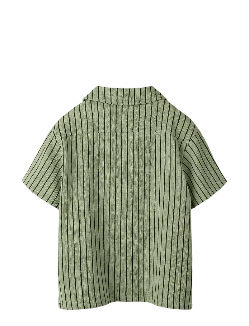 name it - NKMHASLA SS NREG SHIRT - kortærmede skjorter - swamp - 1