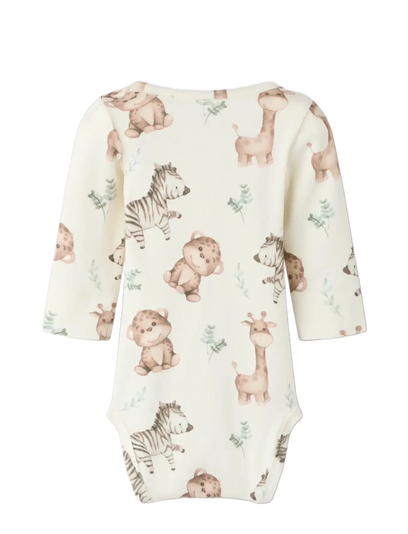 name it - NBNHANIMAL LS XSL BODY - sommerschnäppchen - coconut milk - 1