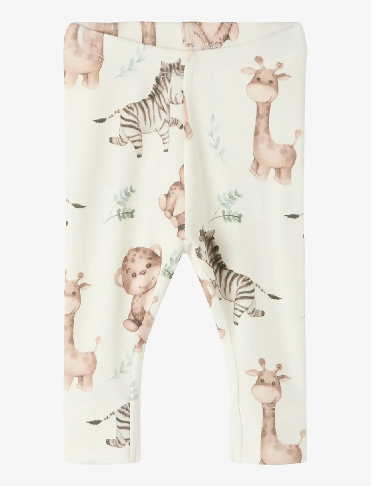 name it - NBNHANIMAL XSL LEGGING - gode sommertilbud - coconut milk - 0
