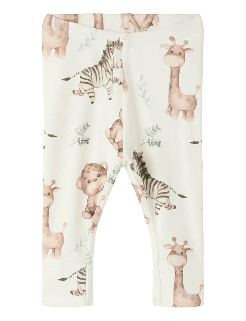 name it - NBNHANIMAL XSL LEGGING - leggings - coconut milk - 0