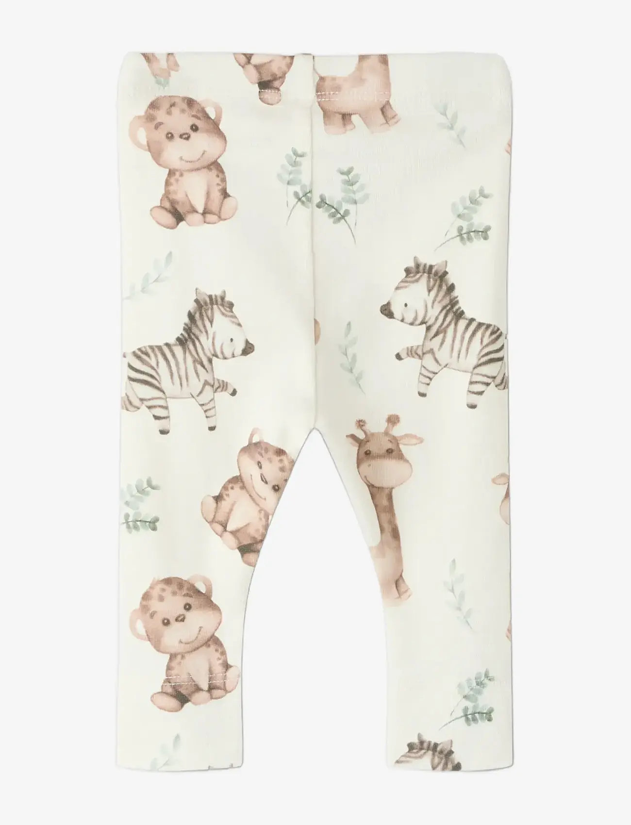 name it - NBNHANIMAL XSL LEGGING - gode sommertilbud - coconut milk - 1