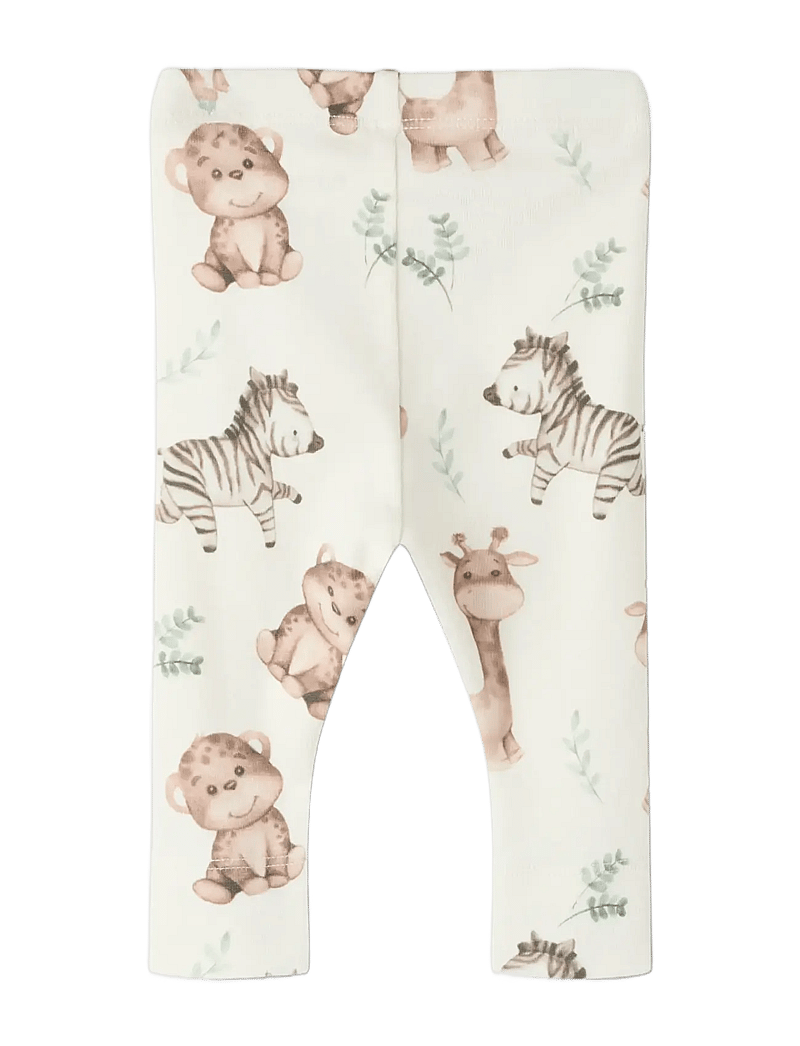 name it - NBNHANIMAL XSL LEGGING - leggings - coconut milk - 1