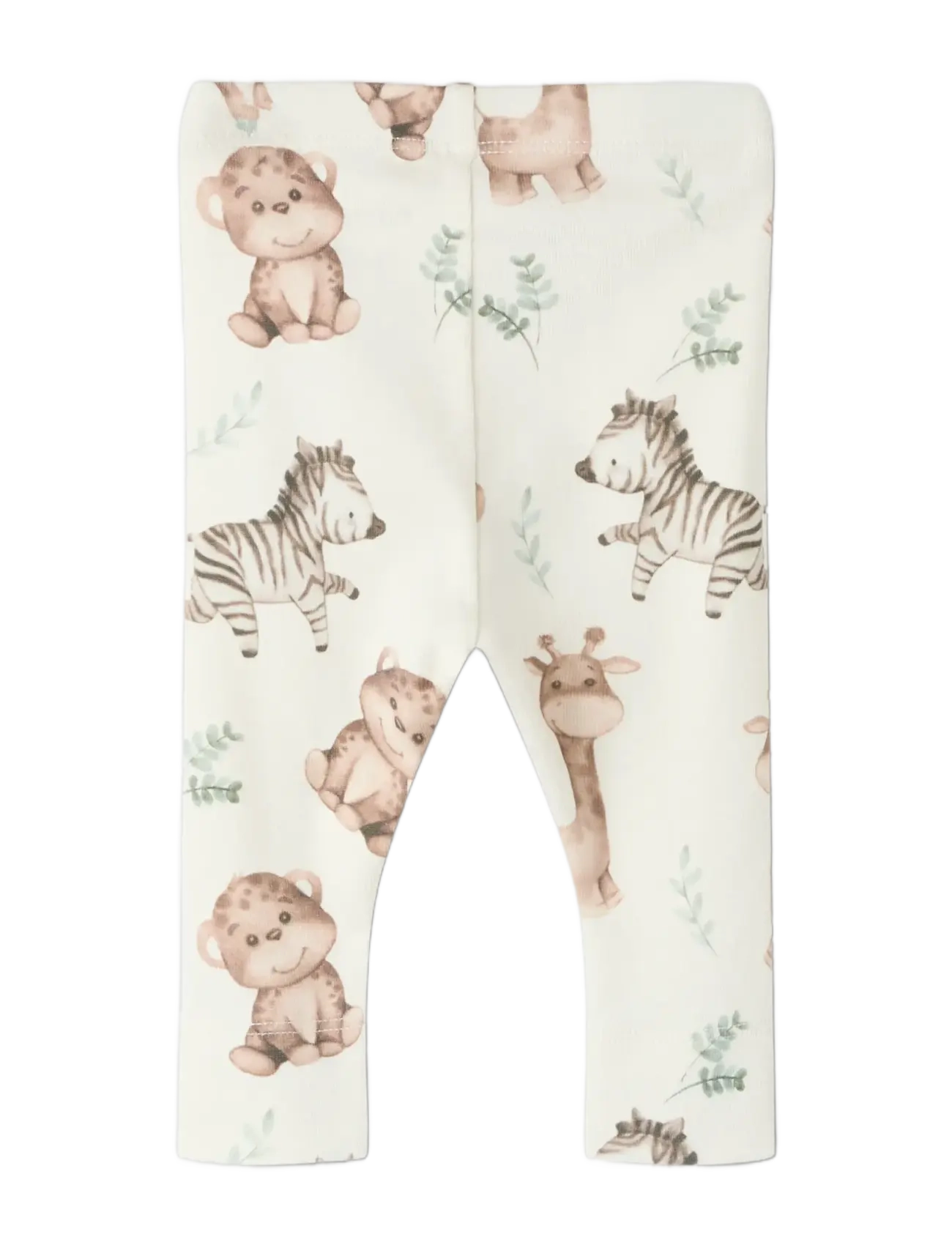 name it - NBNHANIMAL XSL LEGGING - sommerschnäppchen - coconut milk - 1