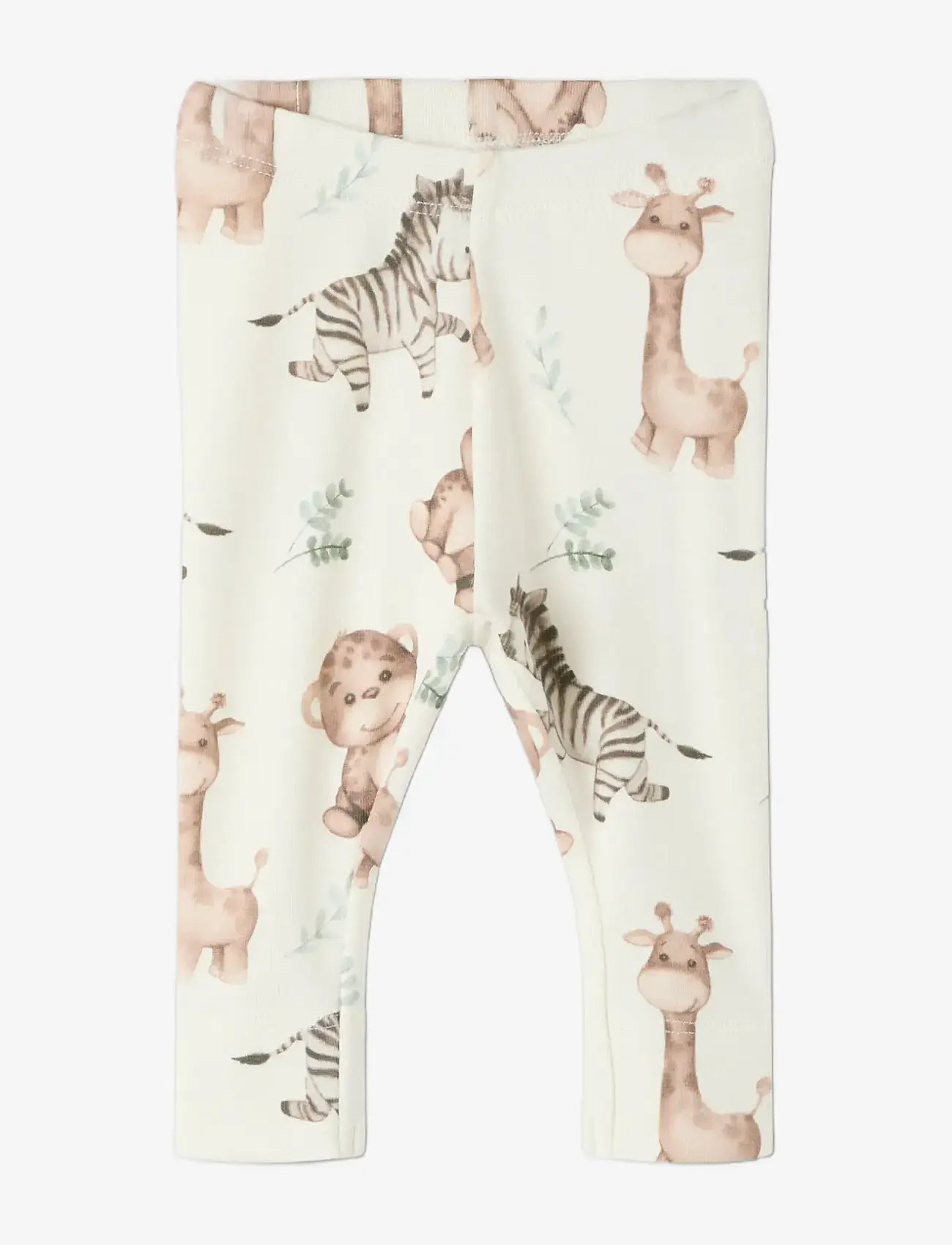 name it - NBNHANIMAL XSL LEGGING - gode sommertilbud - coconut milk - 2