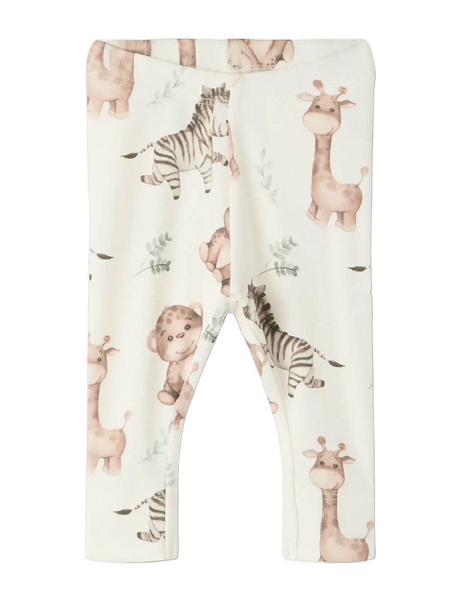 name it - NBNHANIMAL XSL LEGGING - leggings - coconut milk - 2