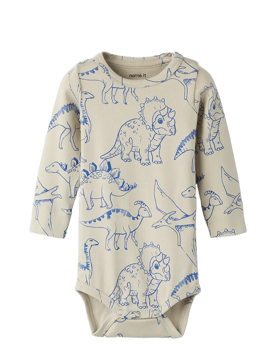 name it - NBMHINOS LS XSL BODY - långärmade bodysuits - peyote - 2