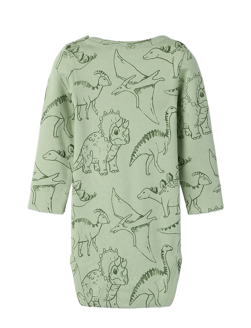 name it - NBMHINOS LS XSL BODY - langærmede heldragter - swamp - 1