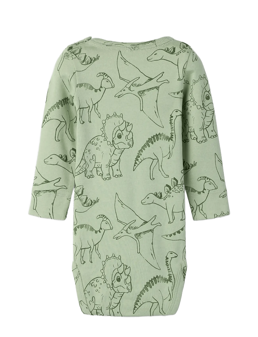 name it - NBMHINOS LS XSL BODY - langærmede heldragter - swamp - 1