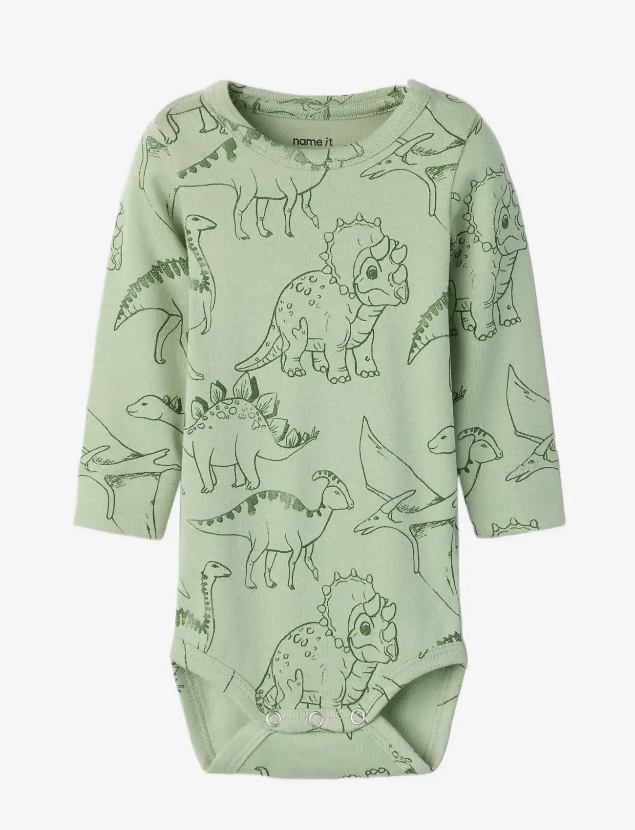 name it - NBMHINOS LS XSL BODY - langærmede heldragter - swamp - 2