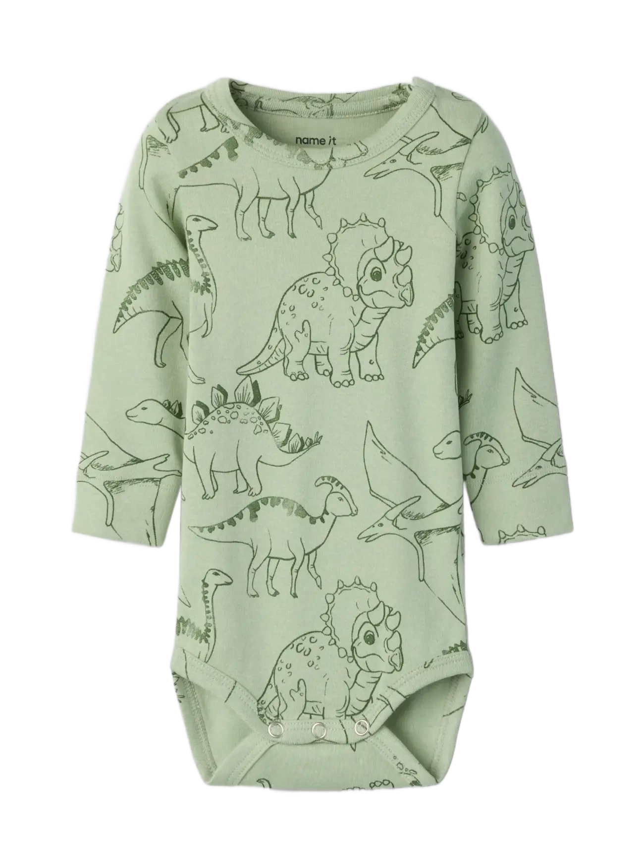 name it - NBMHINOS LS XSL BODY - langærmede heldragter - swamp - 2